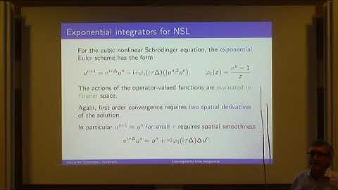 GCS | Prof. Alexander Ostermann | Low-regularity time integrators