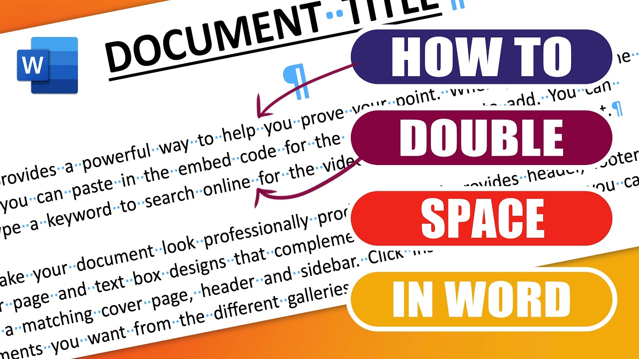 How to Double Space in Microsoft Word - A Quick Tutorial 