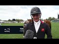 Tom Jackson and Hawkeye very happy with Burghley week