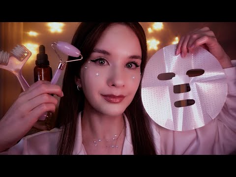ASMR Beauty Spa Facial Massage | Skincare Routine | No Talking 4K