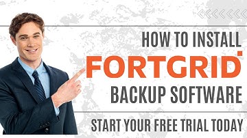 How to Install FORTGRID backup software on your Desktop?