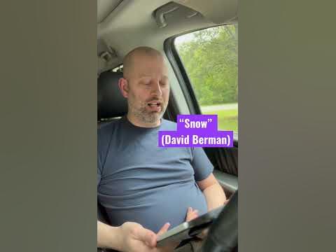 “Snow” (David Berman) -Poetry 180 read-aloud, day 39 - YouTube