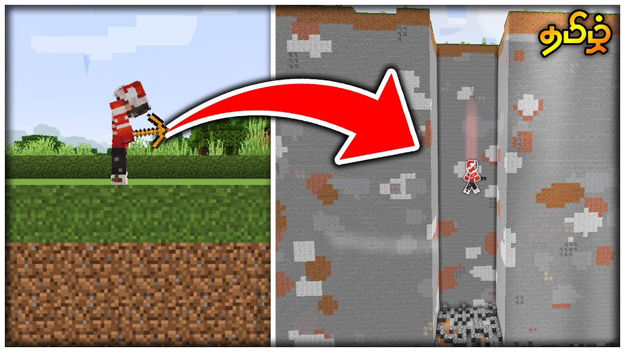 Minecraft But mine 1block = 1chunk