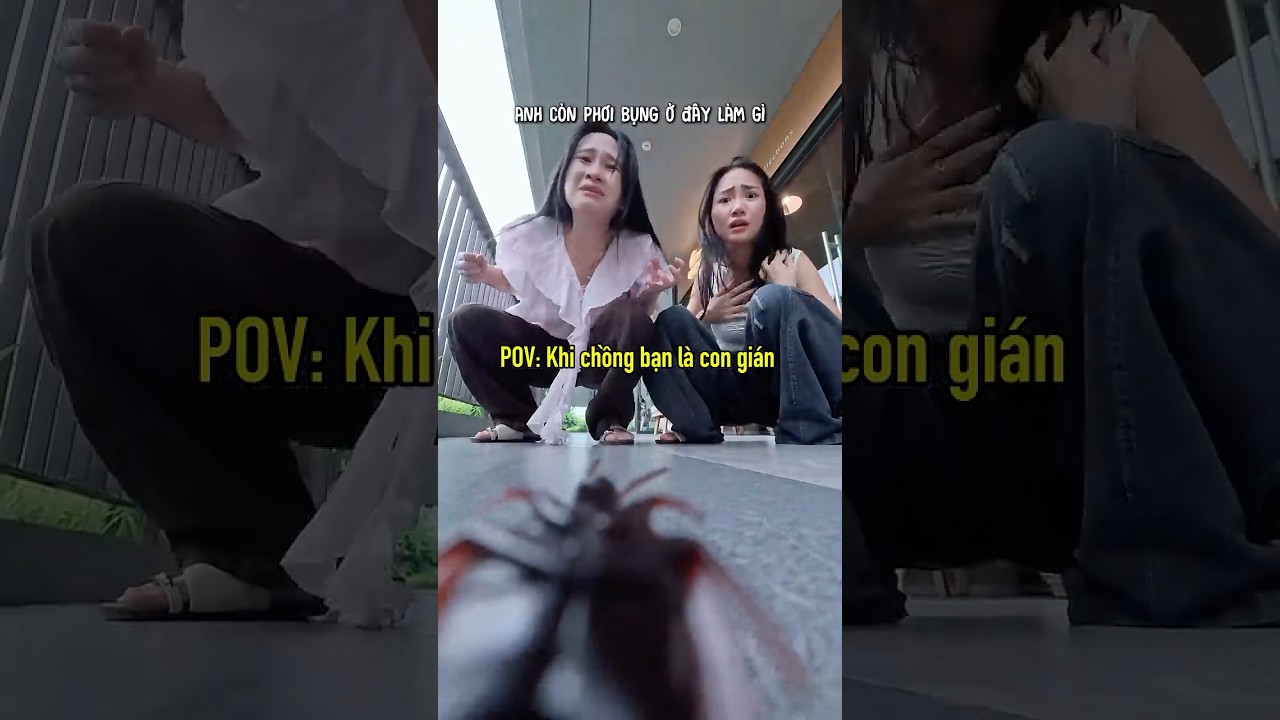 Khi chồng bạn là con gián #xonhaBun #viral #comedy #trending #shorts
