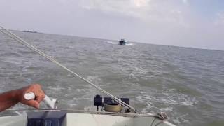 Balade en Bénéteau Capelan motorisé par un Seagull