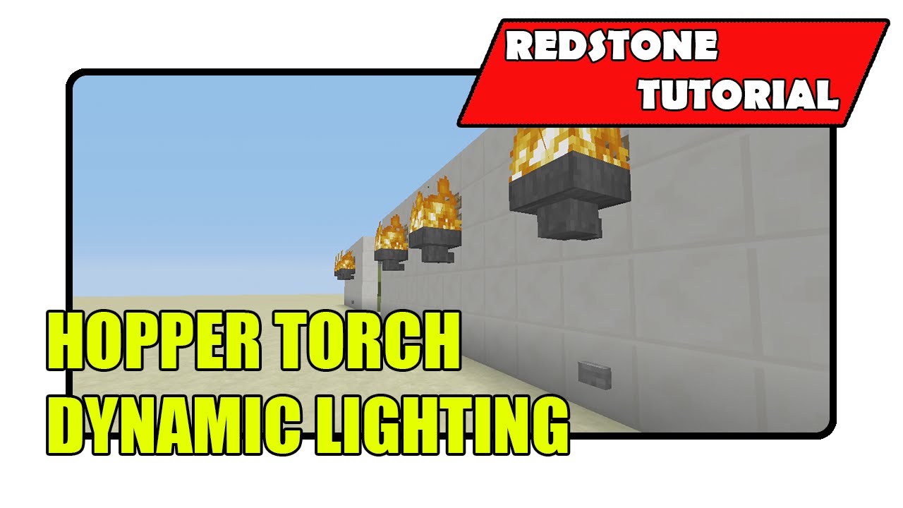 Hopper Torch [Dynamic Lighting] (Minecraft Xbox TU25/CU14/PlayStation