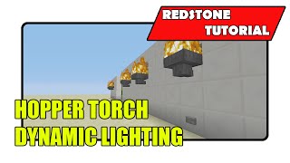 Hopper Torch [Dynamic Lighting] (Minecraft Xbox TU25/CU14/PlayStation CL1.17)