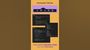 18/100 Html/CSS/JS Animation: Animated Tab Bar #shorts