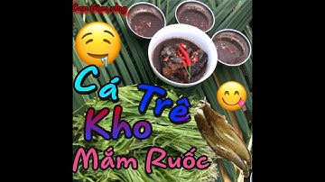 Cá trê kho mắm ruốc ăn kèm hẹ nước cực ngon_bữa cơm gia đình đạm bạc_dân dã miền tây_Con gòm vlog