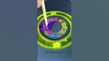 Multi Spirograph Design #spirograph #satisfying #artandcraft #spirographdrawing #trending #shorts