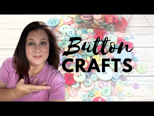 10 Insanely EASY DIY Crafts Using BUTTONS