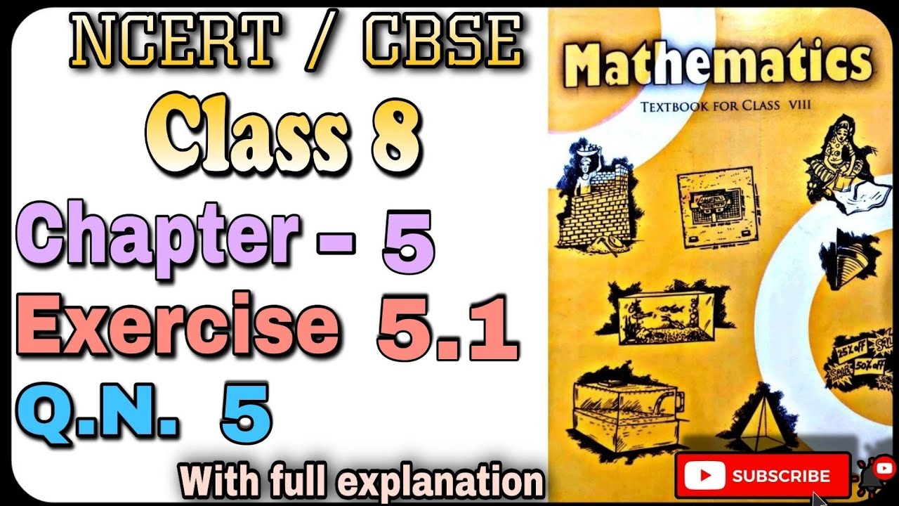 Data Handling | Class 8 Maths | Exercise 5.1 Question 5 | Chapter 5 ...