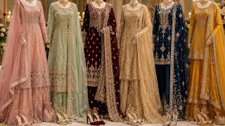 Beautiful maxi designs Latest Pakistani Wedding Maxi Designs 2026 Stunning Bridal Maxi Dress