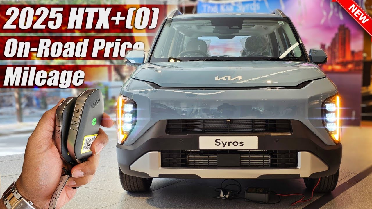 2025 Kia Syros HTX+ Top Model | On Road Price List | Mileage | Features