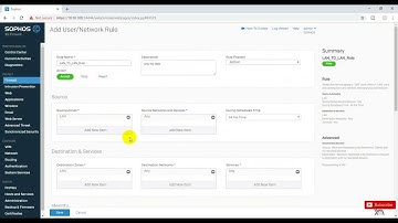 How to Create Lan to Lan Firewall Rule on Sophos XG Firewall | New Video in Hindi