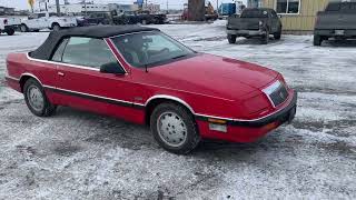 1989 Chrysler Le Baron Premium Convertible (Rebuilt)
