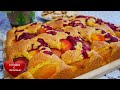 Пирог с ягодами и фруктами АССОРТИ.Заливной пирог.Быстрый рецепт.ВКУСНЫЙ пирог с фруктами и ягодами