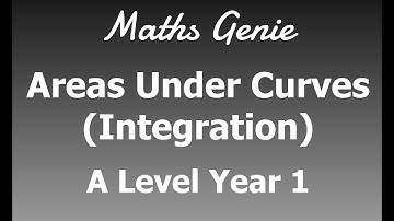 Areas under curves (Integration)