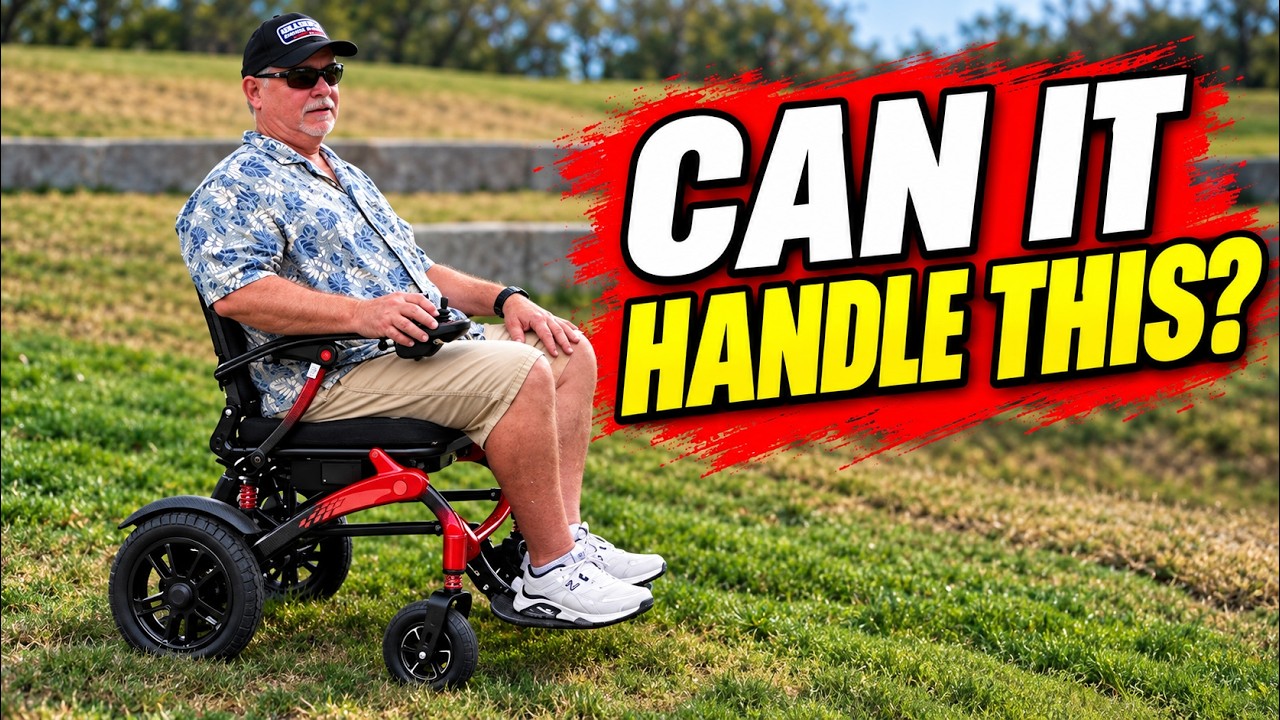 Video preview for the KERDOM DX07 ProX electric wheelchair