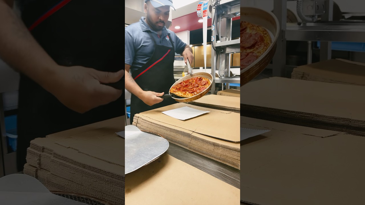 Dominos pan pizza 