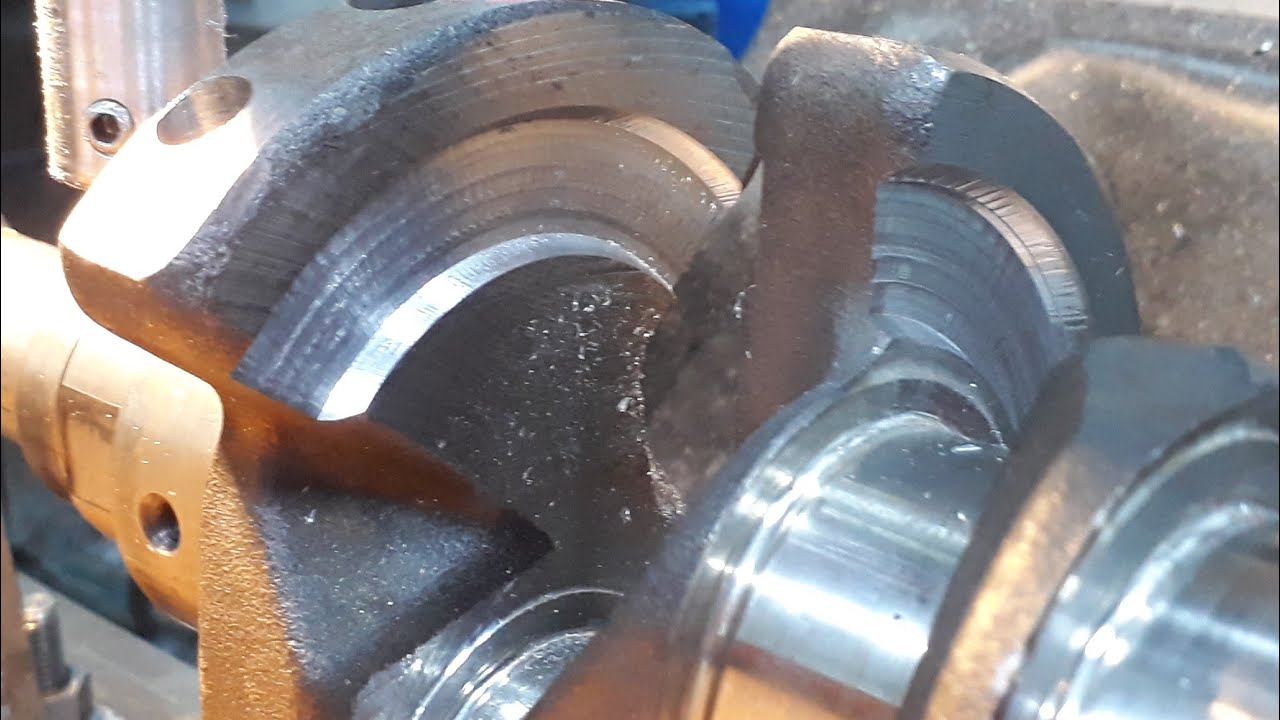 Crankshaft lightening crankshaft machining shorts 