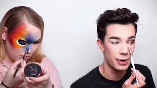 James Charles annoying Nikkie Tutorials for 1 minute straight