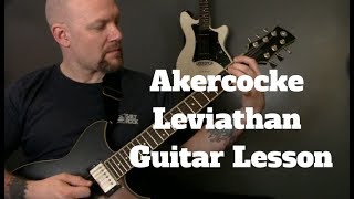 Akercocke - Leviathan Guitar Lesson