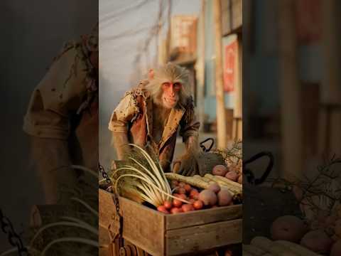 Bandor Sabji bhej Raha #aishorts #ai