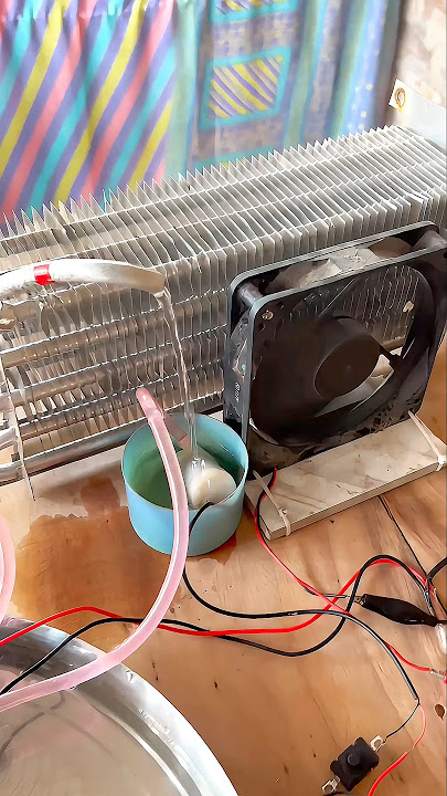 How to Make a Homemade Air Conditioner using Peltier Module| DIY AC Tutorial #shorts