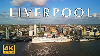 Liverpool, England 🇬🇧 | 4K Drone Footage
