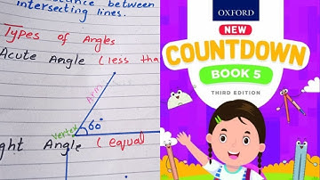 oxfordcountdown class 5 Unit 7 Ex 7a Q 1 to 3 complete 💯 solution||Types of angles for class 4 and 5