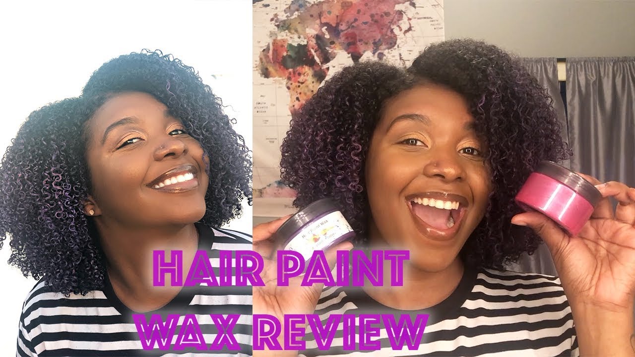 COLOR YOUR HAIR WITH NO DAMAGE! HAIR PAINT WAX REVIEW & TUTORIAL ON