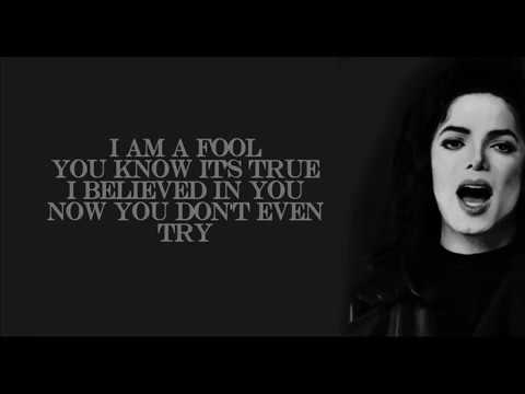 Michael Jackson I Am A Loser With Lyrics Youtube