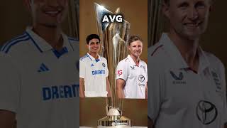 Gill 🆚 Joe root test comparison shorts ⚡#cricket #testcricket #battingcomparision #viral #shorts