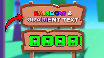 How to Get RAINBOW & GRADIENT Custom Text in Pls Donate