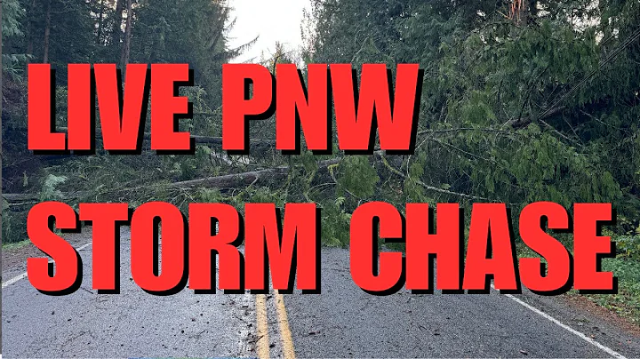 #LIVE Washington Storm Chase - Atmospheric River - Wind - Waves - Landslides