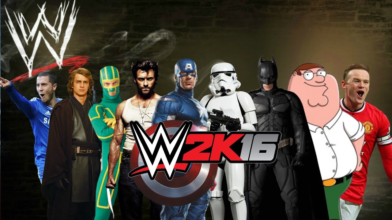 WWE 2K16-Created Superstars 30-Men Royal Rumble