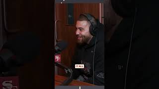 Protecting the plate 🍽️ #DominickPuni #49ers #nfl #food