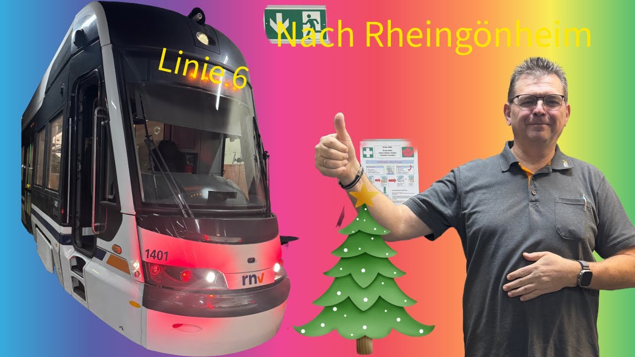 Linie 6  Paradeplatz nach Rheingönheim und zurück zur Sap Arena