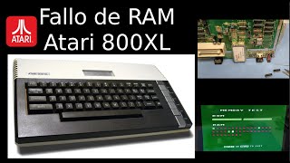 Repairing Domingo García's Atari 800XL: RAM Failure