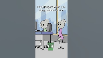 Managers when you resign without notice #shorts  #animation #comedy #humor #viral  #memes