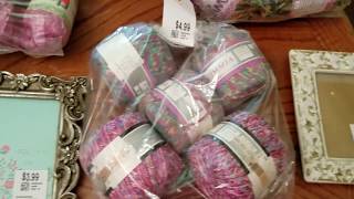 Savers Thrift Haul!  Yarn Galore!  7/02/2018