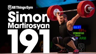 Simon Martirosyan 191kg Snatch 2017 Junior World Championships Simon Martirosyan 191kg Snatch 2017 Junior World Championships