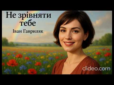 Не зрівняти тебе Іван Гавриляк авторська Cover