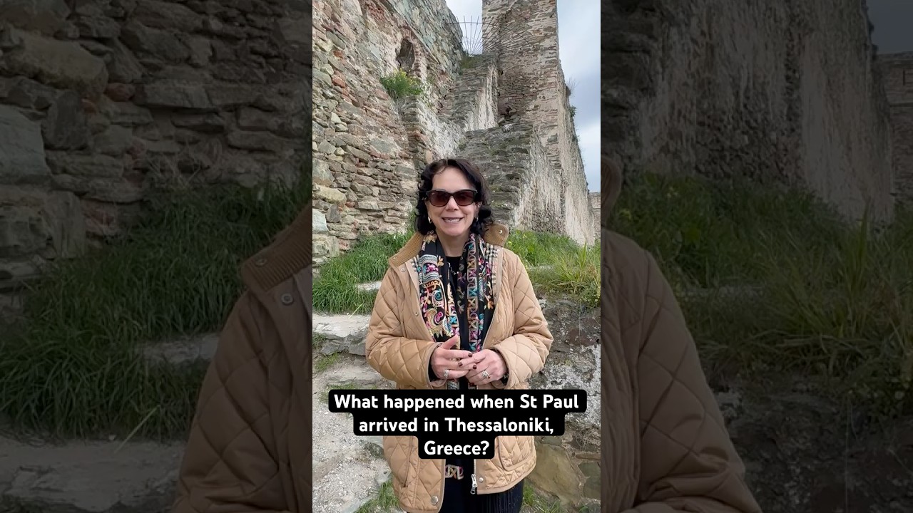What happened when St. Paul arrived in Thessaloniki?