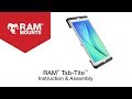 RAM® Tab-Tite™ Rugged Tablet Holder - Installation Guide