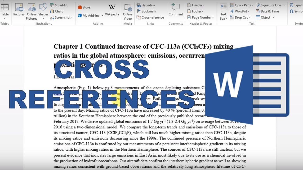 cross references in research paper crossword