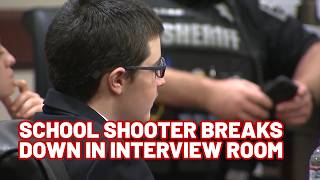 LISTEN: School shooter breaks down in interview, describes hesitation before attack