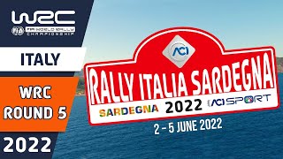 WRC Rally Italia Sardegna 2022 : STARTS ON THURSDAY 2nd JUNE