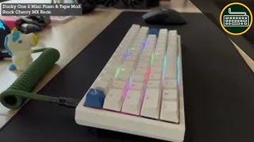 Keyboard Typing ASMR - Ducky One 2 Mini - Cherry MX Reds